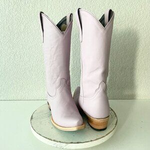 Lane EMMA JANE Womens Purple Cowboy Boots 9 Western Cowgirl Mid Calf Pointed Toe